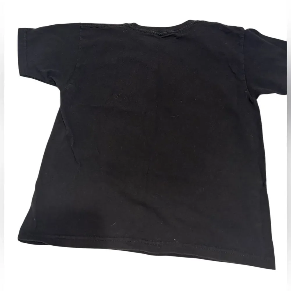 The Children's Place Black Tee with Hustle Bear Graphic